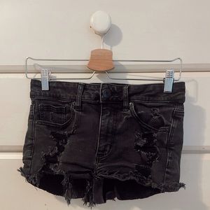 American Eagle Jean Shorts | Jean Shorts | Black Denim Shorts
